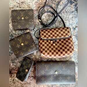 LV Bundle! 5 Lux Items❤️🔥Rare Louis Vuitton Pony Hair Crossbody Purse +
